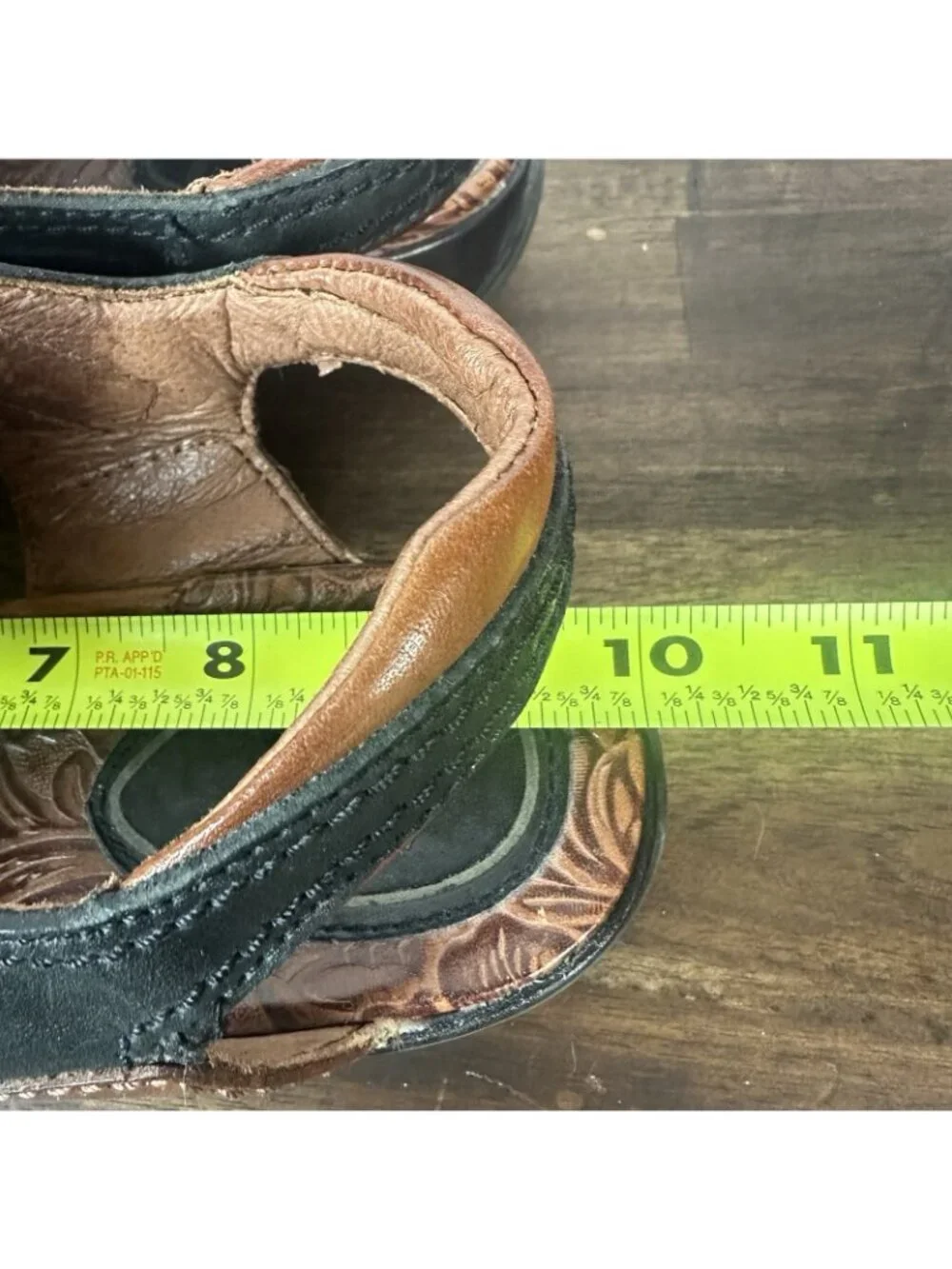 Ariat Leather Woven Convertible Open Toe Sandals Women's Size  7 ? READ 4880